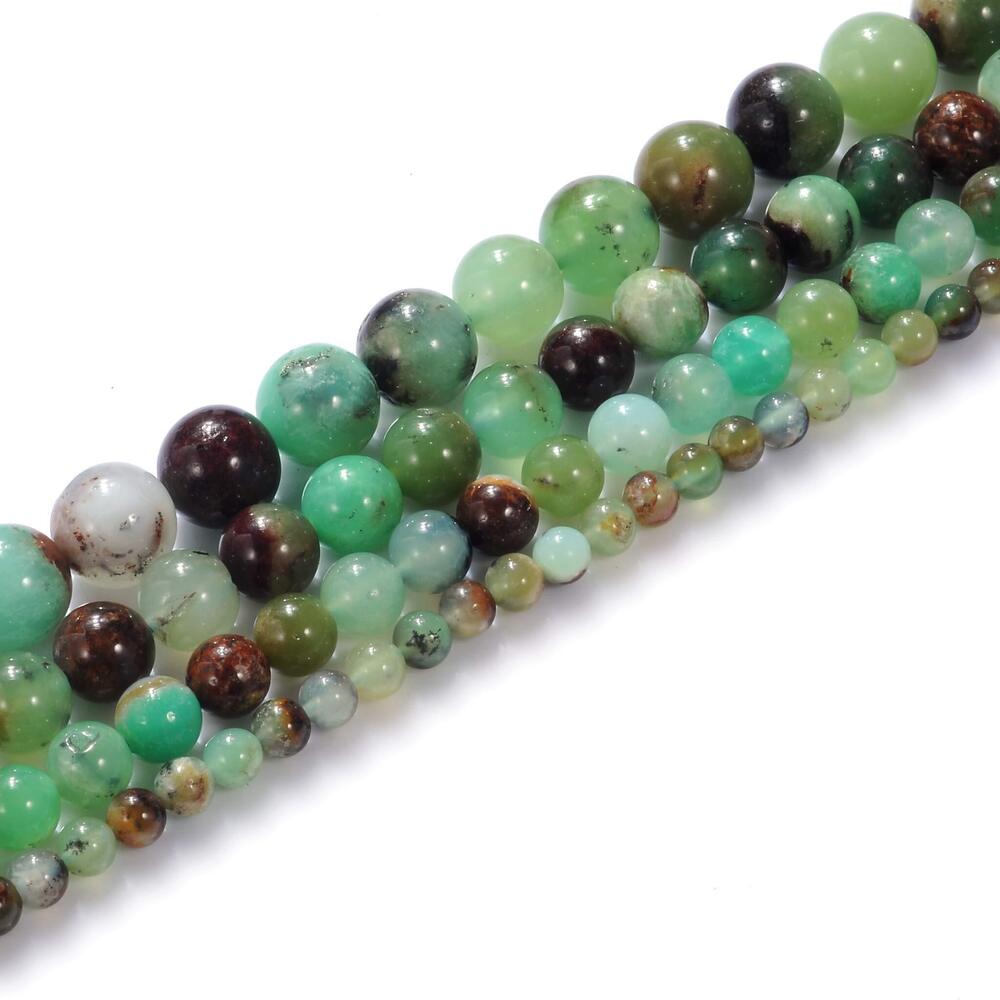 5533 Natural Stone Beads 8mm Australian Jade Gemstone Beads Round Loose